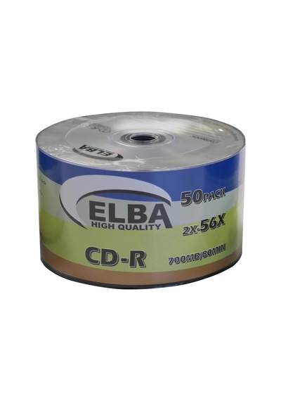Elba Cd-r 700mb-80mın 56x 50li Shrink Kdo