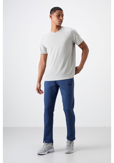 Tommy Life Carlo İndigo Şardonlu Erkek Eşofman Alt - 84942 İndigo