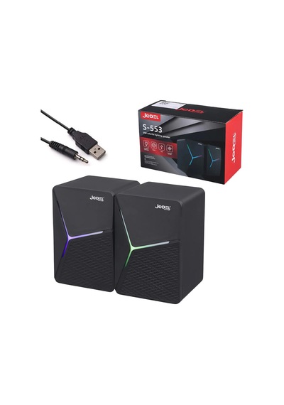 Jedel S-553 Pc Ses Sistemi 1+1 Usb 3.5mm Jack Rgb Ledli