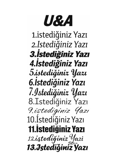 Motorsiklet Depo Yazı Sticker 6 30x3