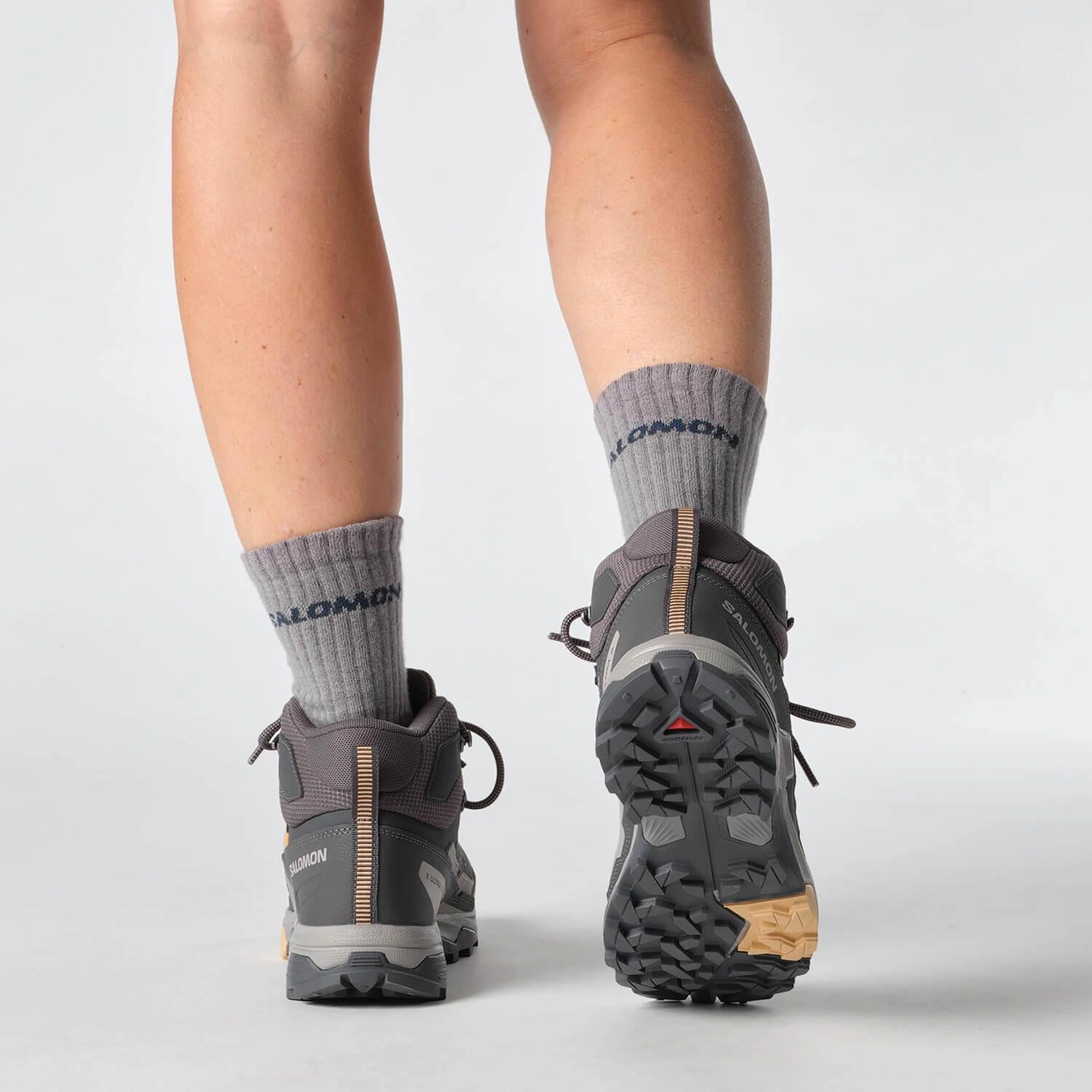 Salomon X Ultra 5 Mid Gore-tex Kadın Bot-30744 Gri