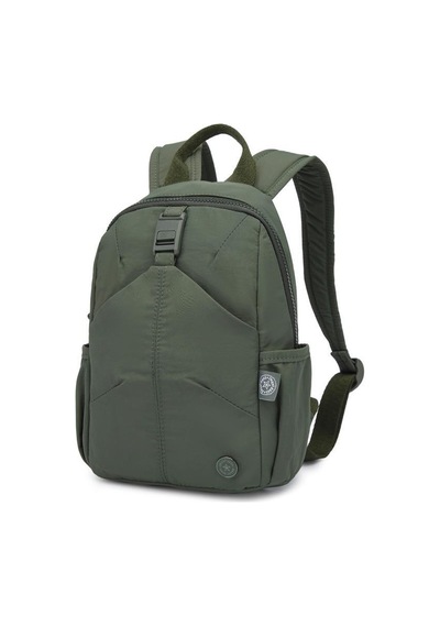 Smart Bags Mikro Poly Kumaş Küçük Boy Kadın Sırt Çantası 3334 Haki