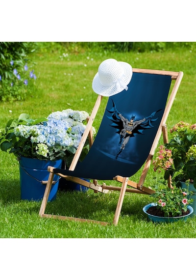 Bluehomeconcept Adawall Home Navy Blue Batman Şezlong