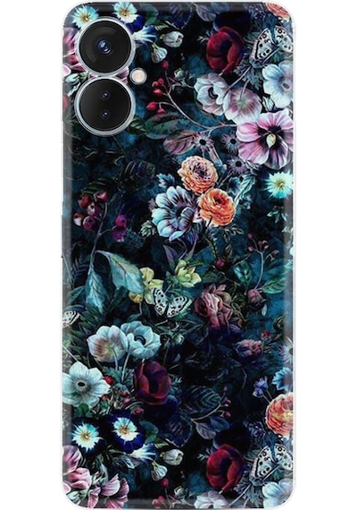 Tecno Spark 9T Kilif Resimli Silikon Great Flowers 1304 566399558