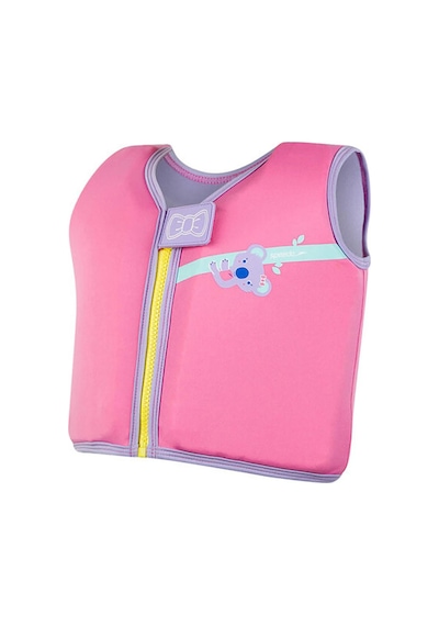 Speedo Koala Baskılı Batmaz Çocuk Yeleği Pembe Pembe