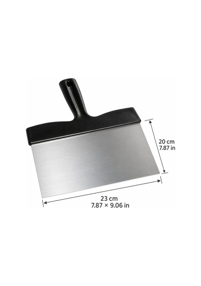Fida Çikolata Temperleme Spatulası Gümüş