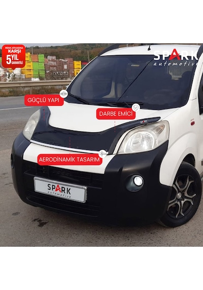 Citroren Nemo 2007-2016 Yılı Arası Uyumlu Kaput Rüzgarlığı 4mm
