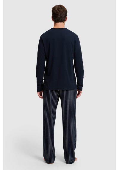 U.S. Polo Assn. Erkek Lacivert Pijama Takımı 50333264 Vr033