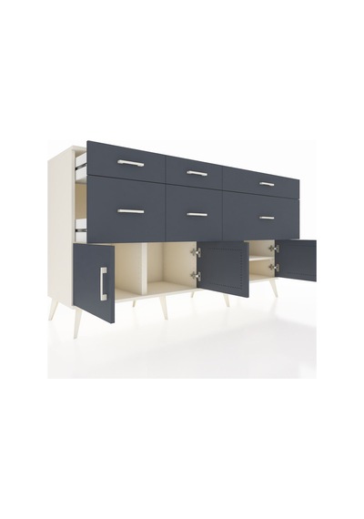 Kronos Konsol Tek Raflı 6 Çekmeceli 4 Kapaklı 176x59x99 Aytaşı-an Aytaşı-antrasit Kronos Konsol Tek Raflı 6 Çekmeceli 4 Kapaklı 176x59x99 Aytaşı-an Aytaşı-antrasit