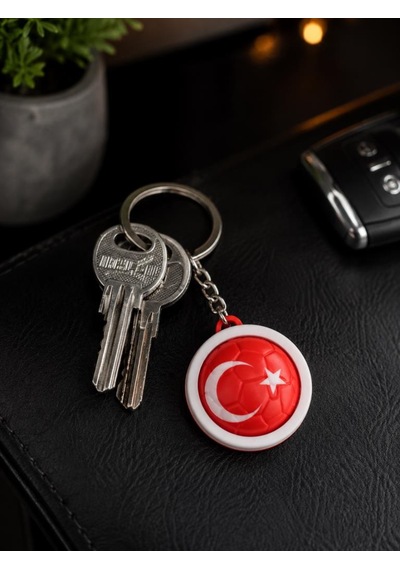 Türk Bayraklı Dönen Spinner Anahtarlık Çevirmeli Stres Çarkı Araba Ev Çanta Aksesuarı Hediyelik 20799814