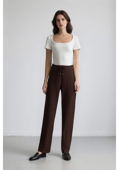 Defacto Jogger Pantolon Lastikli Bel Bağcıklı Basic Düz Paça D2573AX24AUBN130 Kahve Defacto Jogger Pantolon Lastikli Bel Bağcıklı Basic Düz Paça D2573AX24AUBN130 Kahve