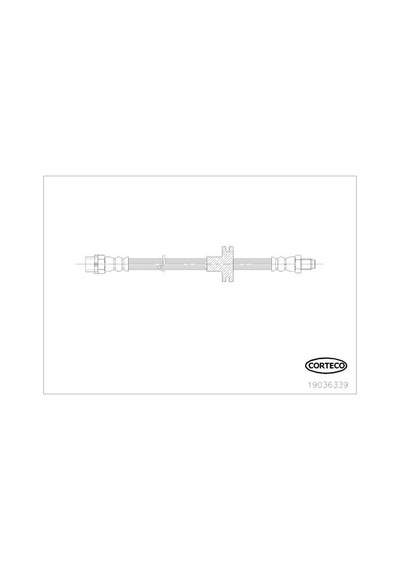 Corteco 19036339 Fren Hortumu Ön Bmw X5 E53 00 06 34301166118