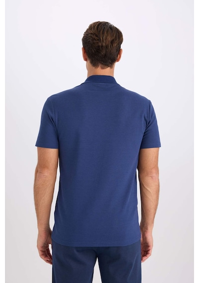 DeFacto Slim Fit Dar Kesim Polo Yaka Kısa Kollu Pamuklu Modal Karışımlı Basic Düz Tişört M6609AZ24SPIN131