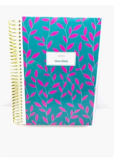 Victoria's Jurnals Altın Renkli Metal Sip Defter 3094