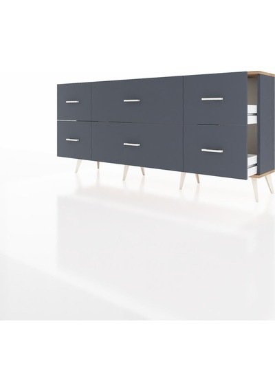 Arges Konsol 6 Çekmeceli 176x30x83 Antrasit-aytaşı/antrasit Aytaşı/antrasit Arges Konsol 6 Çekmeceli 176x30x83 Antrasit-aytaşı/antrasit Aytaşı/antrasit