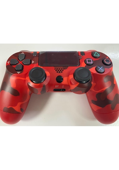 PS4 Uyumlu V2 Yeni Nesil Kırmızı Kamuflaj Dualshock