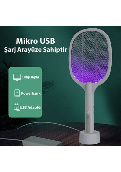 Polham 3000W Şarjlı Uv Işıklı Elektrikli Sivrisinek Kovucu Öldürü (498782456)