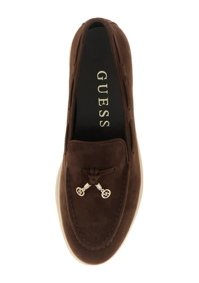 Guess Aryanai Kadın Loafer Ayakkabı Fltnaısue14 Kahve