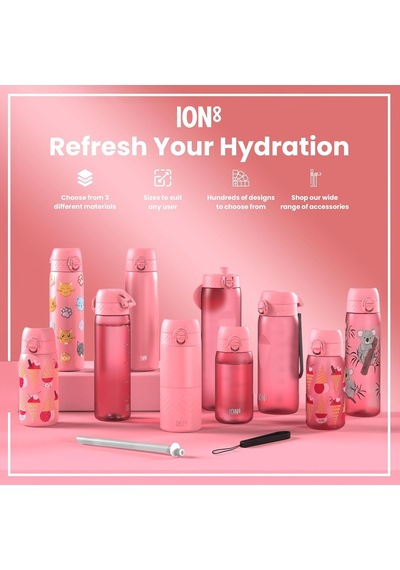 Ion8 - Paslanmaz Çelik Çocuk Suluk - Uğur Böceği- 400 Ml - Sızdırmaz Genel