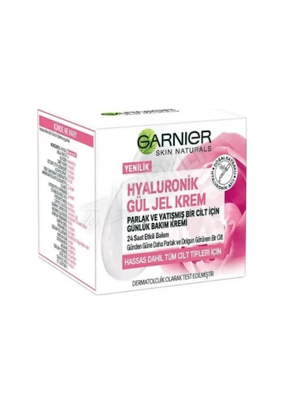 5 Adet Garnier Hyaluronik Gül Jel Krem 50 Ml