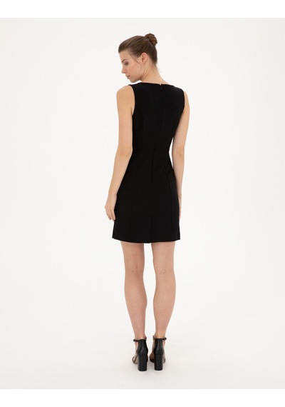 Pierre Cardin Kadın Siyah Elbise Dokuma 50285639-vr046 Siyah