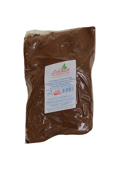 Lokman Avm Türk Kahvesi Günlük Taze Çekilmiş 3.75 Orta Kavrum 1 KG Paket