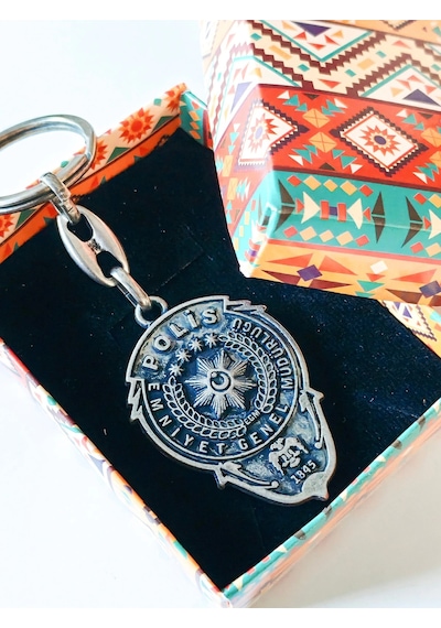 Moncuk Design Taklit Metal Anahtarlık