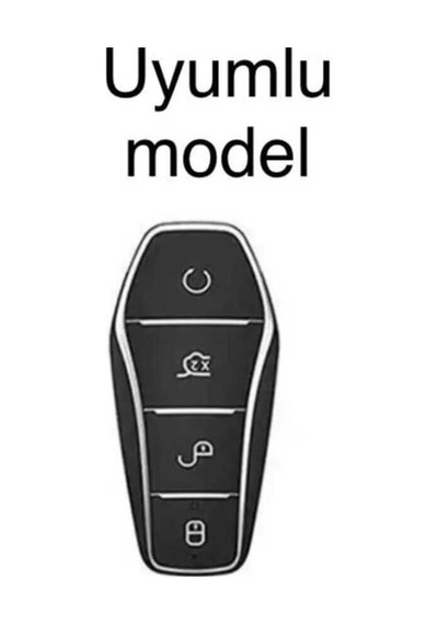 Gma Keys Byd Atto 3 Ve Seal U Smart Nano Anahtar Koruma Kılıfı Beyaz Gümüş Silver Renk