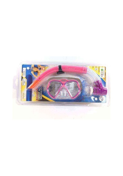 Kervansanal Maske Şnorkel Seti - 2363A-Pembe