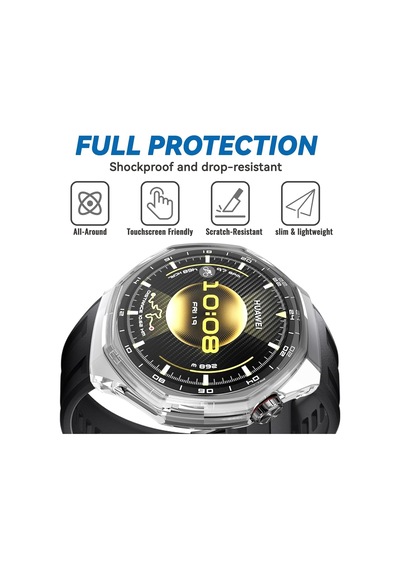Soft-case Huawei Watch Gt6 Pro 46mm İçin 360 Kasa Koruyucu Yumuşak Tpu Kılıf Dokunmatik Ve Netliği Etkilemeyen Darbelere Karşı Huawei Watch Gt6 Pro 46mm Ekran Koruyuculu Kılıf Şeffaf Çok Renkli Soft-case Huawei Watch Gt6 Pro 46mm İçin 360 Kasa Koruyucu Yumuşak Tpu Kılıf Dokunmatik Ve Netliği Etkilemeyen Darbelere Karşı Huawei Watch Gt6 Pro 46mm Ekran Koruyuculu Kılıf Şeffaf Çok Renkli