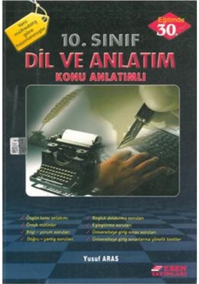 10. Sınıf Dil Ve Anlatım Konu Anlatımlı Esen Yayın