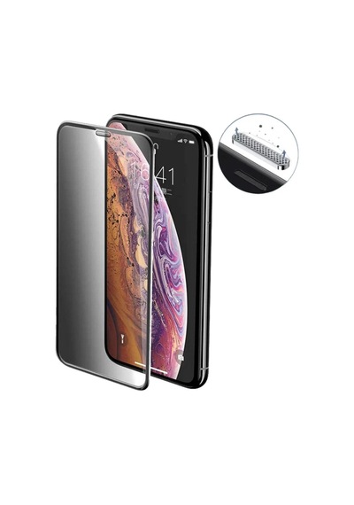 Hubrendy Tedarik Apple iPhone 11 Pro Max Uyumlu 9d Tam Kaplayan Parmak Izi Bırakmayan Ekran Koruyucu Film