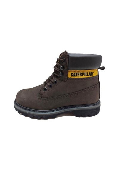 Caterpillar Colorado Hakiki Deri Sıcak Astar Unisex Bot Kahverengi