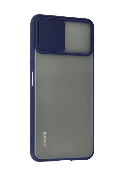 Newface - 838 - Xiaomi Mi 11 Lite Kılıf Palm Buzlu Kamera Sürgülü Silikon - Csmo-tex - - Lacivert