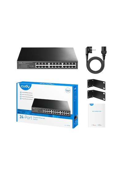 Cudy GS1024 16K Mac 24 Port Gigabit Metal Switch
