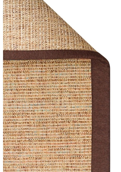 Eko Halı Ventura Vnt 2707 Multy Bordür Brown Mix Sisal Görünümlü İç Ve Dış Mekan Uyumlu Hav Vermeyen