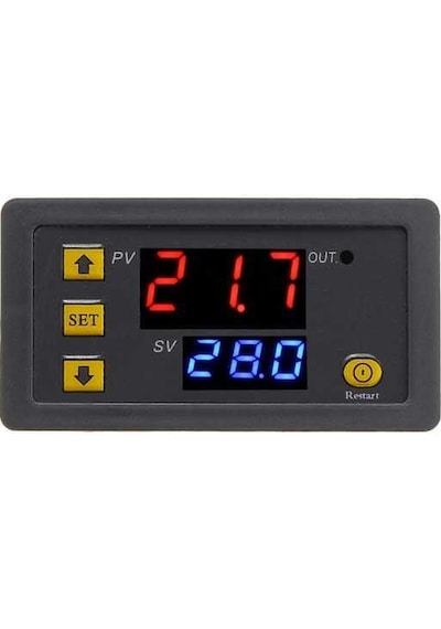 W3230 Röle Çıkışlı Termostat 220V Sıcaklık Kontrol Cihazı
