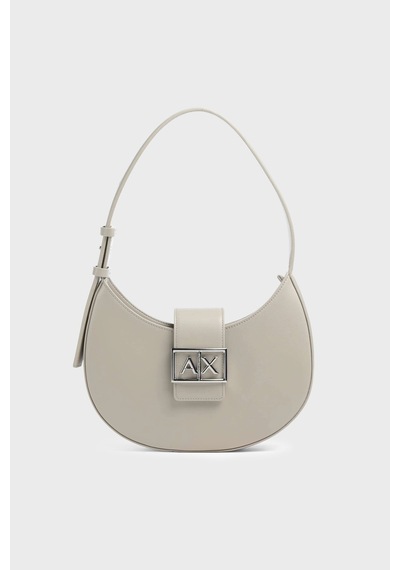 Armani Exchange Logolu Ayarlanabilir Askılı Çanta Kadın Çanta Xw002565 Af12039 U6208 Ekru
