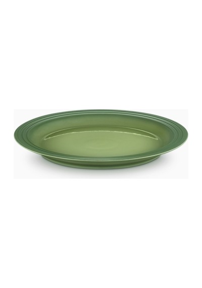 Le Creuset Klasik Dayanıklı Tasarım Seramik Yemek Tabağı 27 Cm Yeşil