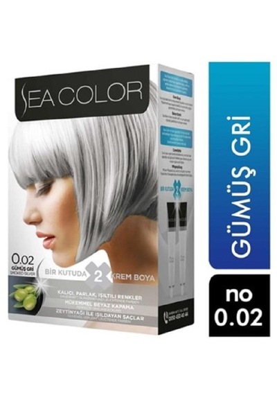 Sea Color Set Boya 0.02 Gümüş Gri