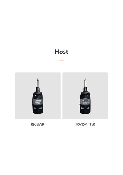 Joyo Jw-03 Gitar Kablosuz Sistemi Verici Alıcı Gitar Bas Için Con