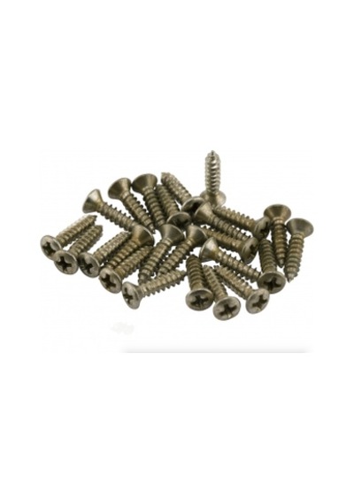 Fender Road Worn Pickguard/control Plate Screws 24 Gitar Yedek Parça