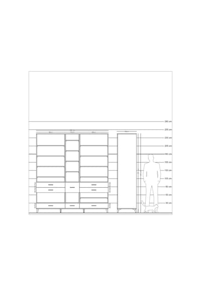 Kronos Dolap 19 Raflı 8 Çekmeceli 220x59x243 Antrasit-çam/antrasit Atlas Çam/antrasıt Kronos Dolap 19 Raflı 8 Çekmeceli 220x59x243 Antrasit-çam/antrasit Atlas Çam/antrasıt