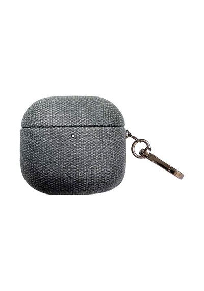 Piili Apple AirPods Uyumlu 4.nesil Kumaş Kılıf Apple AirPods Uyumlu Kılıfı Siyah