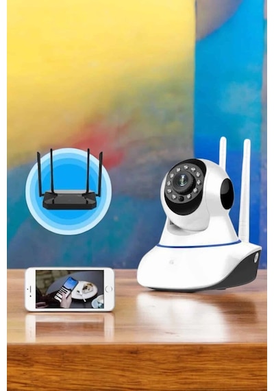 Zenvia Wifi Kamera Ev Kamerası Gece Görüşlü Kablosuz Bebek Izleme Kamerası Znv2026