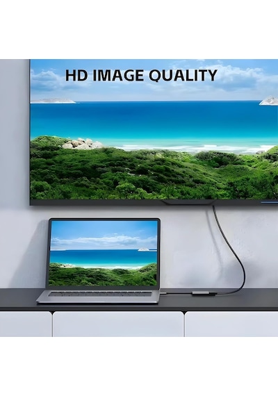 Hc-03 Type-c To 4k Full Hd Hdmı Çevirici Hub Adaptör