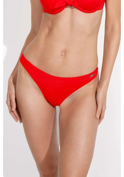 U.S. Polo Assn. Kadın Kırmızı String Bikini Altı Kırmızı