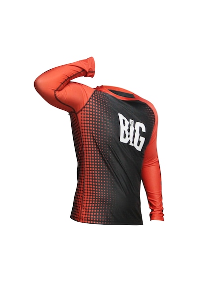 Dosmai Dijital Baskılı Uzun Kollu Long Sleeve Rashguard Rg052 Kırmızı