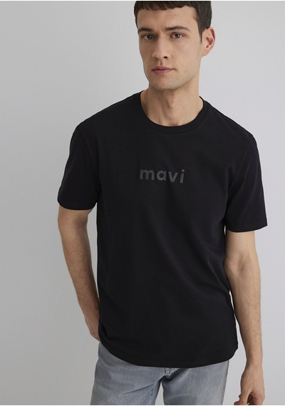 Mavi Regular Siyah Erkek T-shirt M0612732-900 Siyah