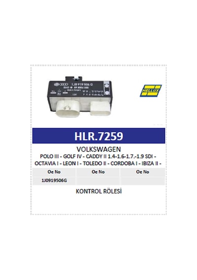 Kontrol Rölesi 18 Pın'li Vw Polo Iıı - Golf Iv - C